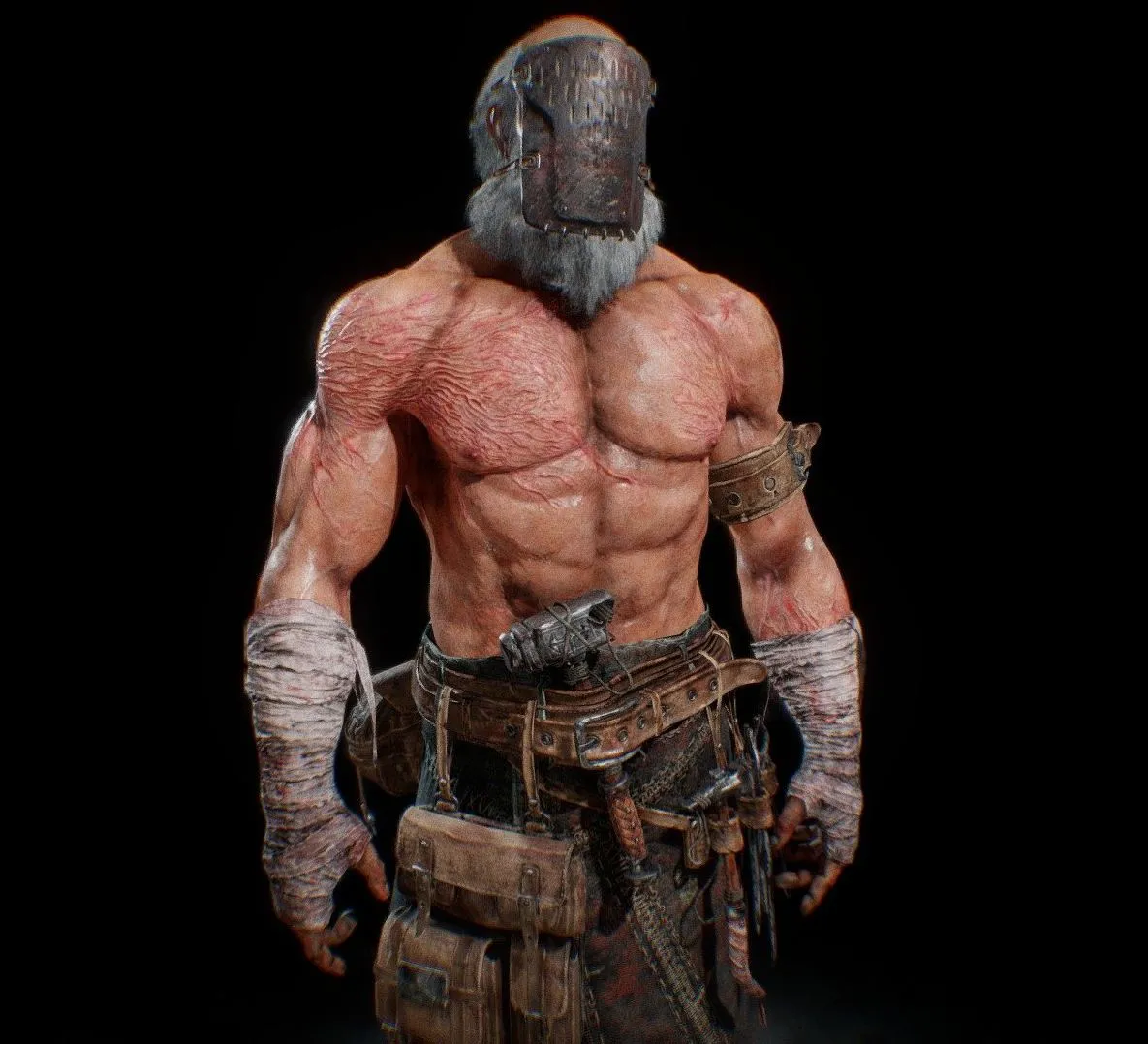 PBR Game 3D Models - Blacksmith Medieval Back And Forth