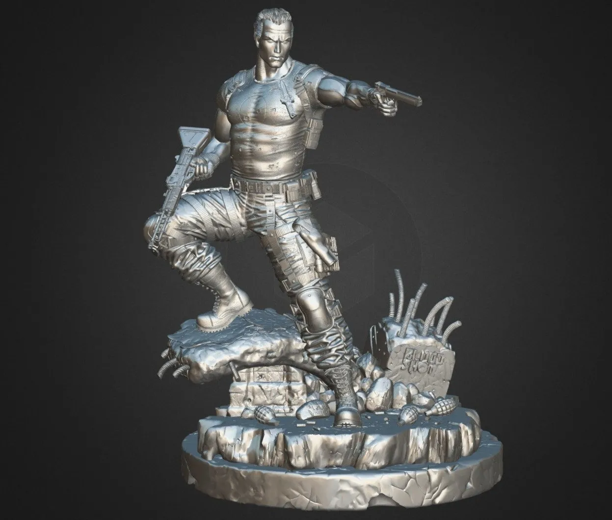 PBR Game 3D Models - Bloodshot Valiant Comics