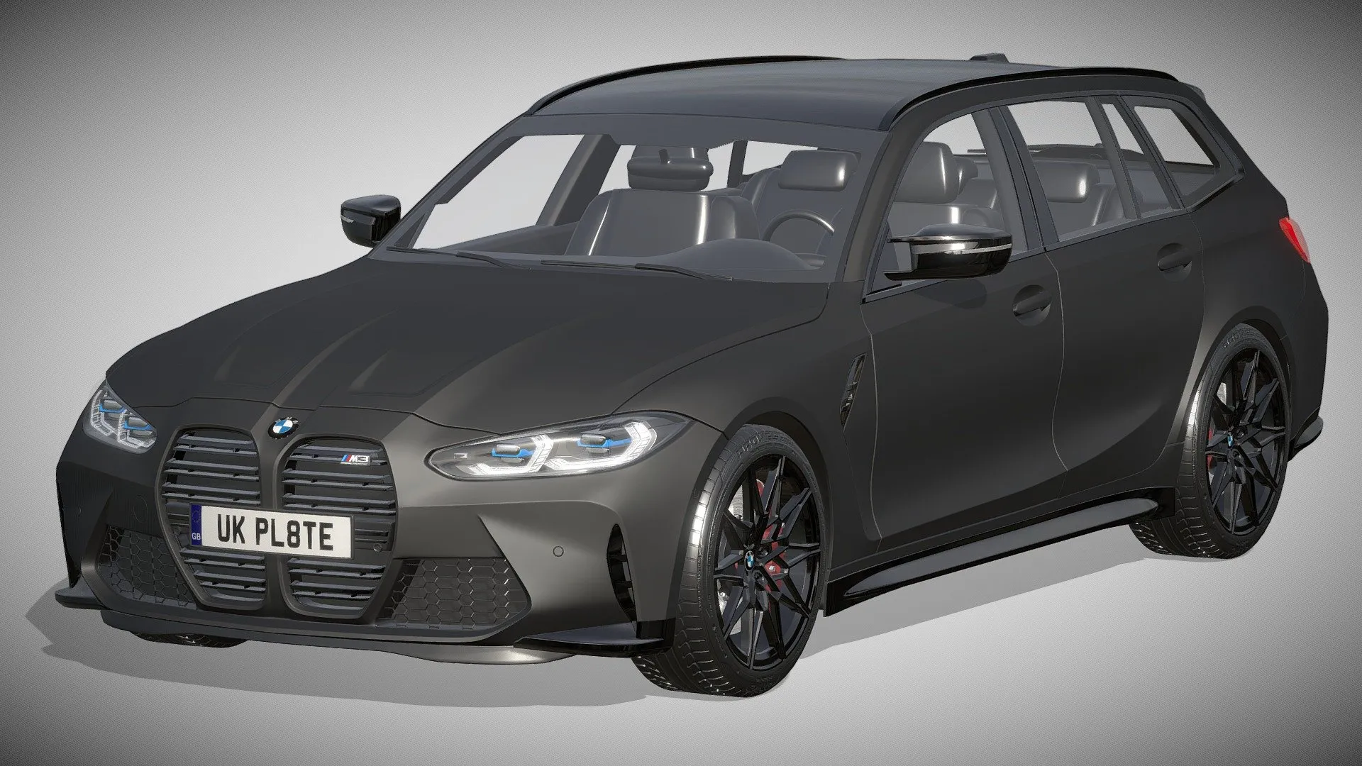 PBR Game 3D Models - Bmw M3 Competition Touring 2022