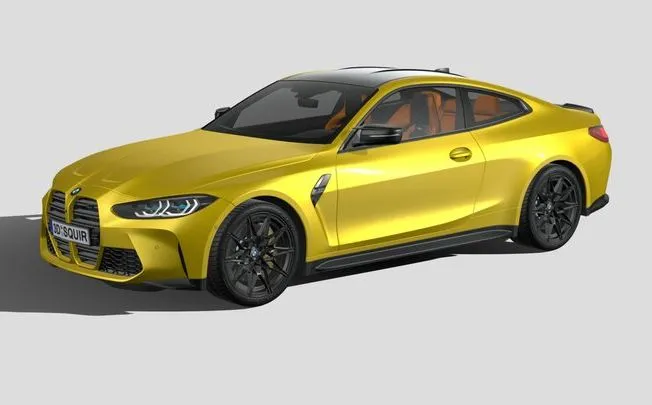 PBR Game 3D Models - BMW M4 G82 2021