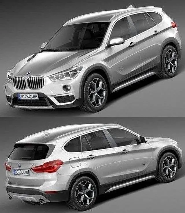 PBR Game 3D Models - BMW X1 2016