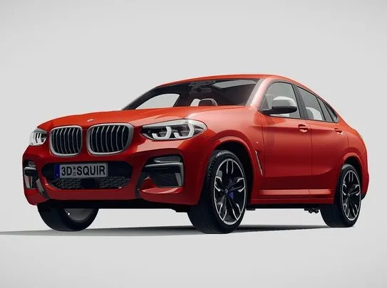 PBR Game 3D Models - BMW X4 M40d 2019