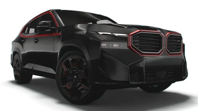 PBR Game 3D Models - BMW XM Label Red G09 2023