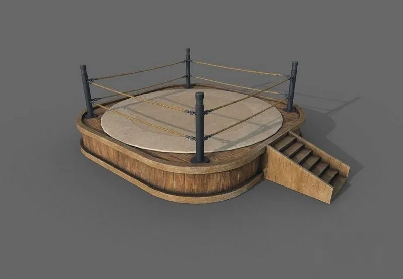 PBR Game 3D Models - Boxing Ring