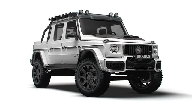 PBR Game 3D Models - Brabus 800 Adventure XLP Superwhite 2022