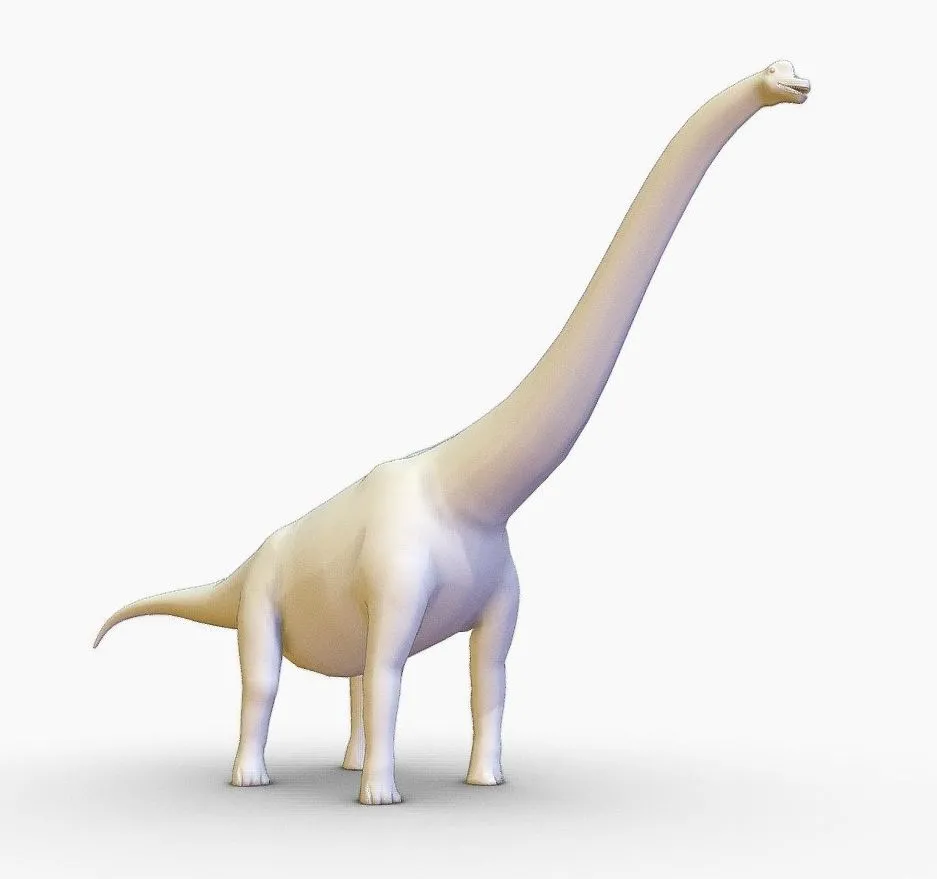 PBR Game 3D Models - Brachiosaurus