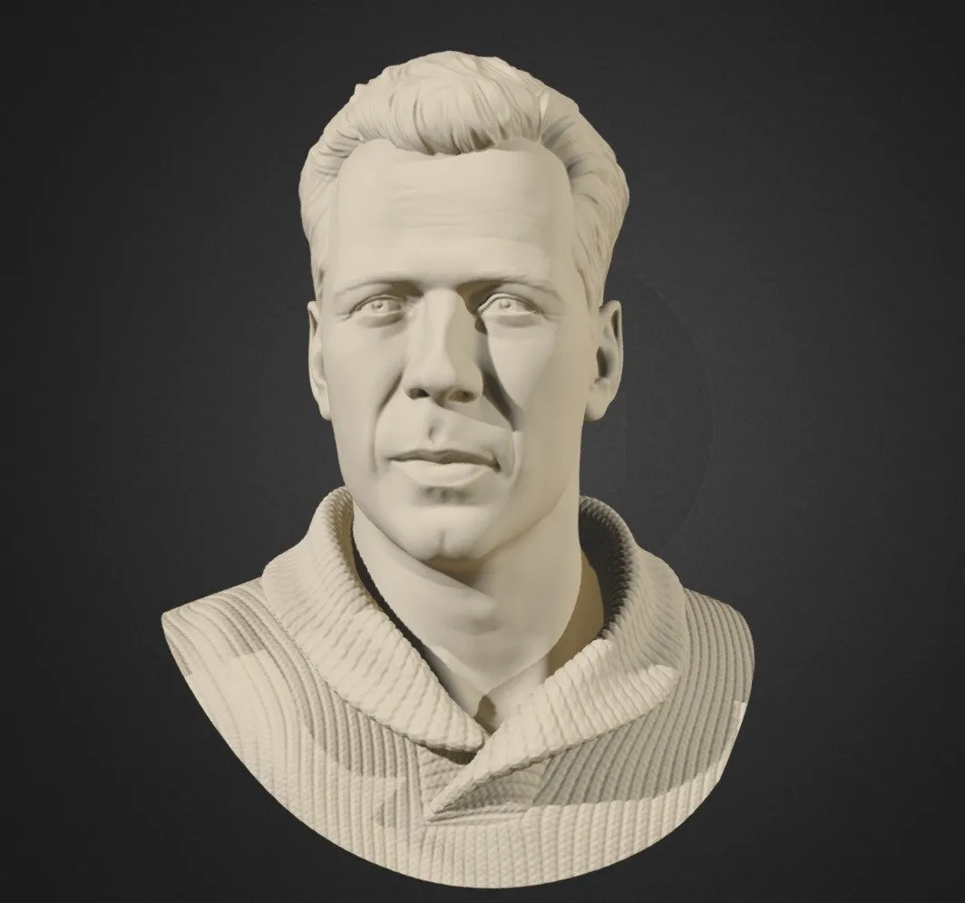 PBR Game 3D Models - Bruce Willis