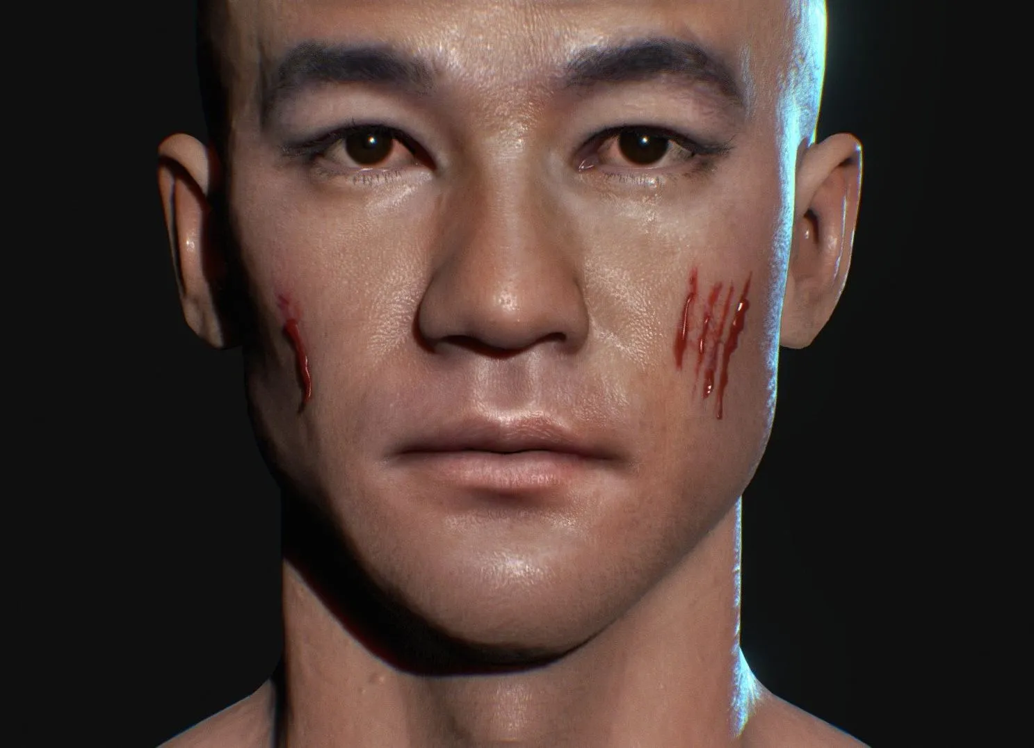 PBR Game 3D Models - Bruce