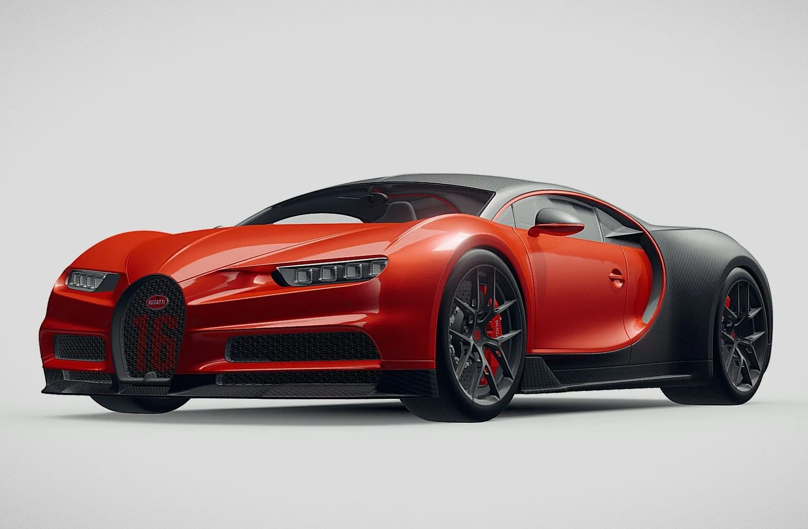 PBR Game 3D Models - Bugatti Chiron Sport 2019