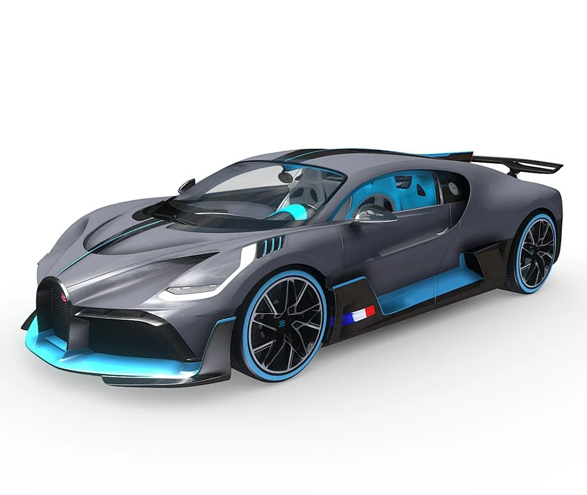 PBR Game 3D Models - Bugatti Divo 2020