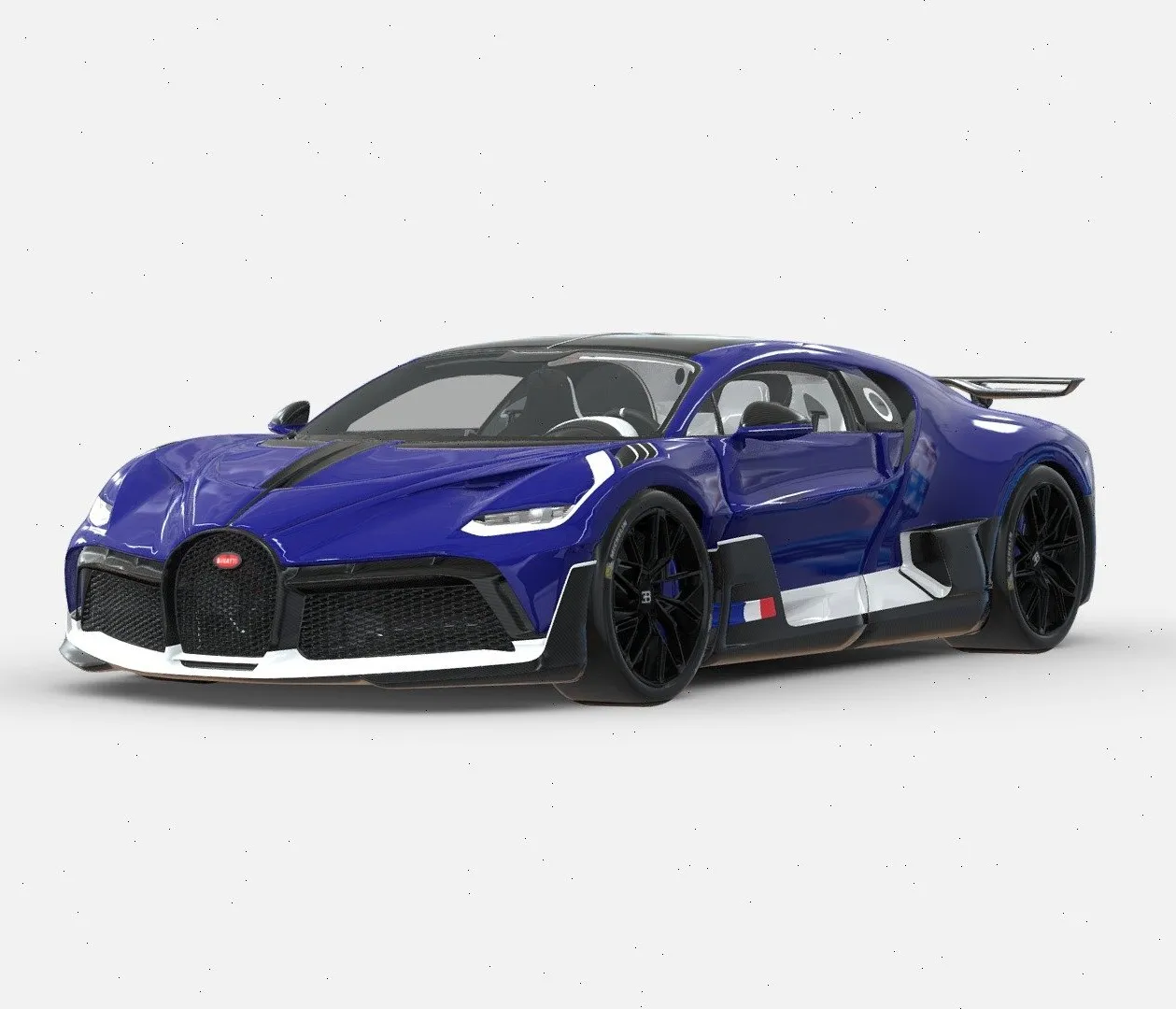 PBR Game 3D Models - Bugatti Divo