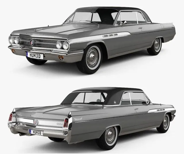 PBR Game 3D Models - Buick Wildcat convertible 1963