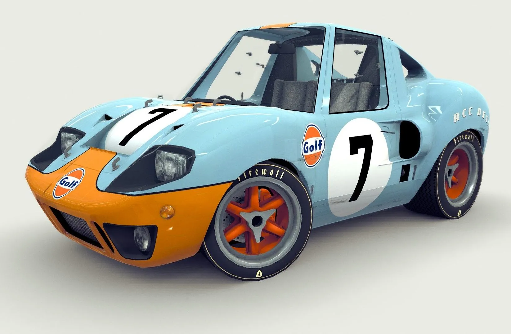 PBR Game 3D Models - Cartoon Prototype Car