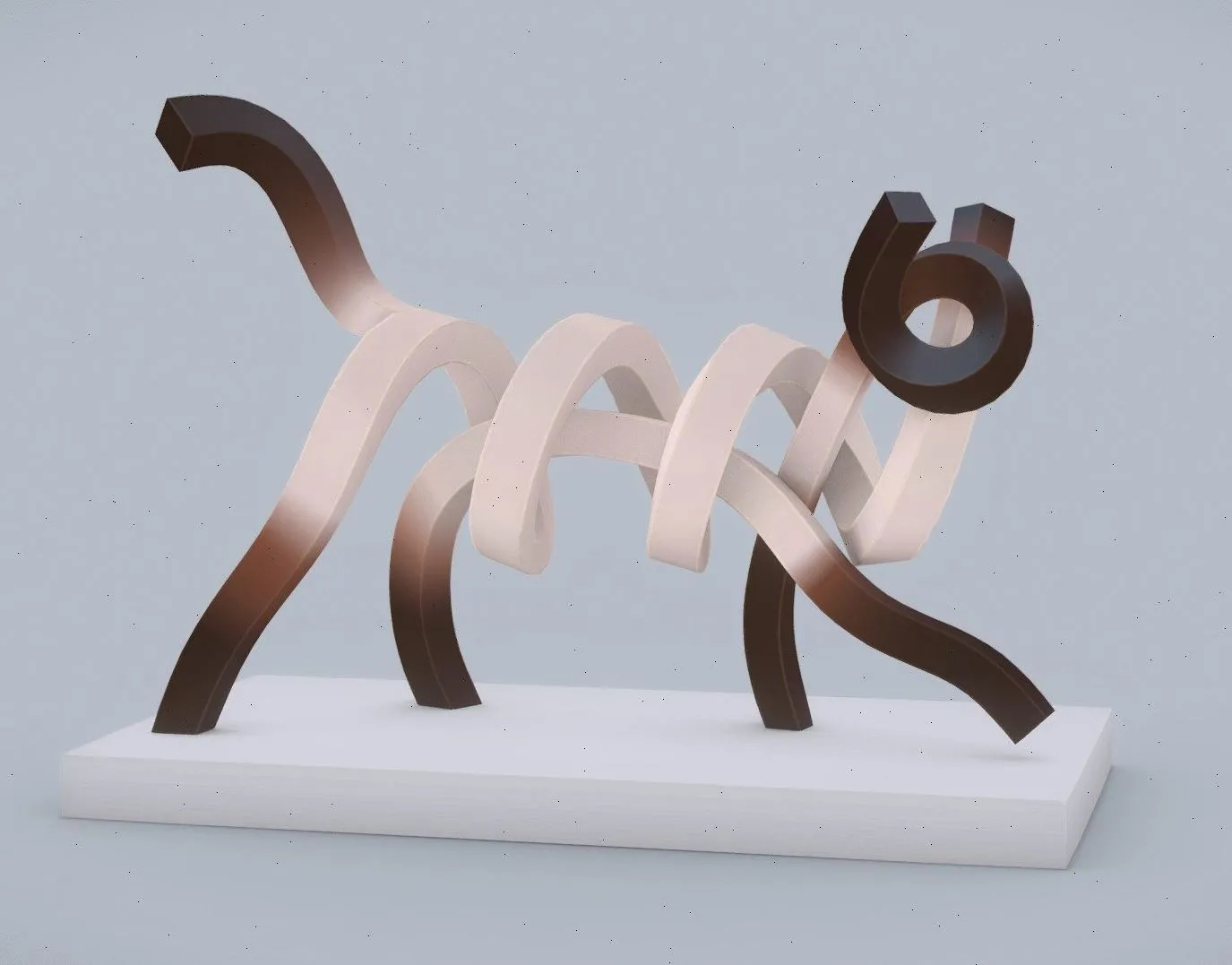 PBR Game 3D Models - Cat Sculpture