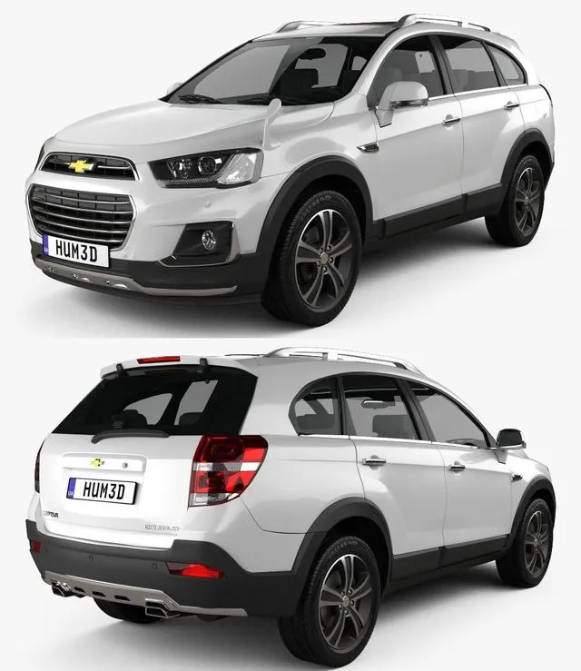 PBR Game 3D Models - Chevrolet Captiva (JP) 2015