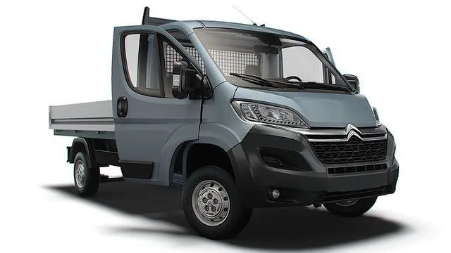 PBR Game 3D Models - Citroen Jumper SingleCab Tipper HQInterior 2023