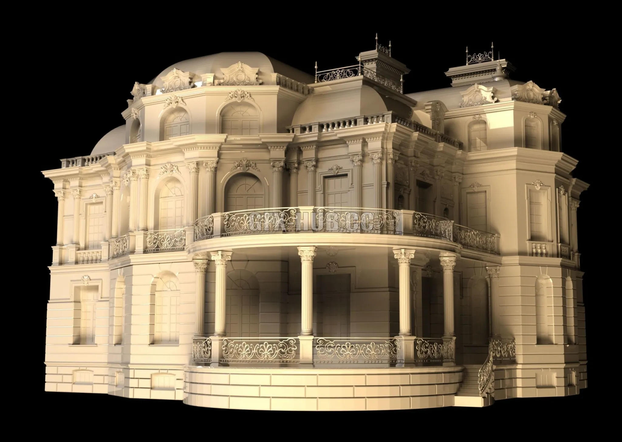 PBR Game 3D Models - Classic House