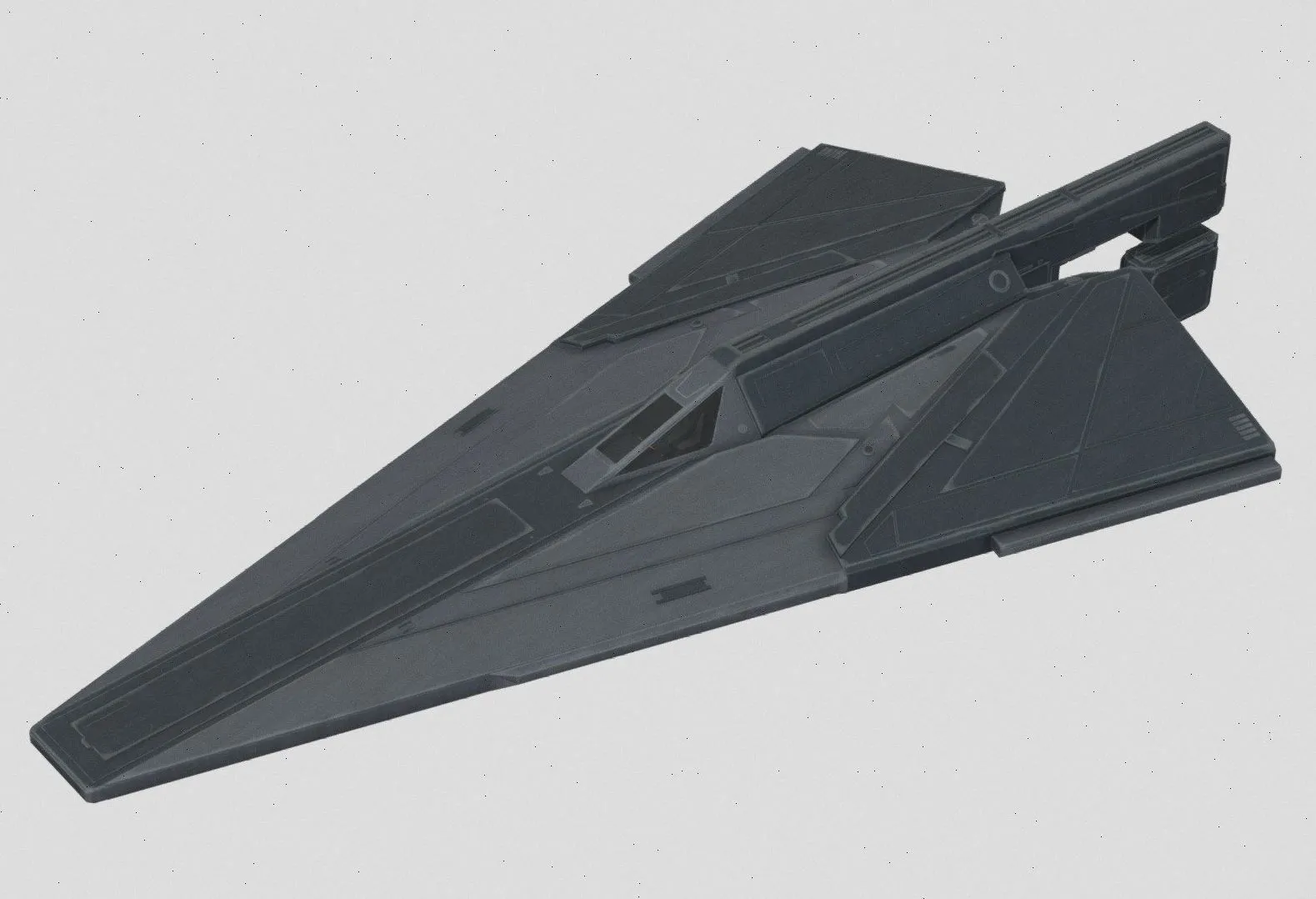 PBR Game 3D Models - Clone Assasins Ship Star Wars The Bad Batch