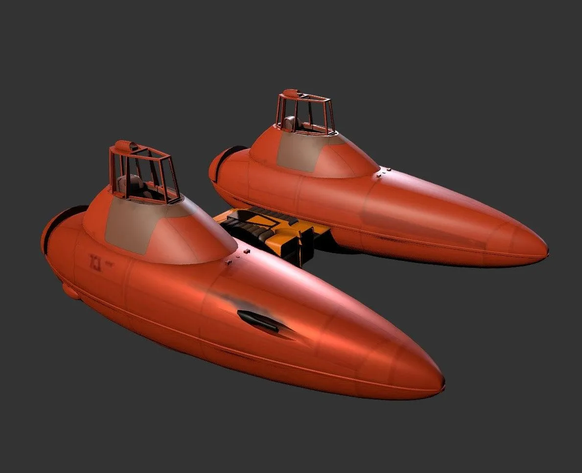 PBR Game 3D Models - Cloud Car