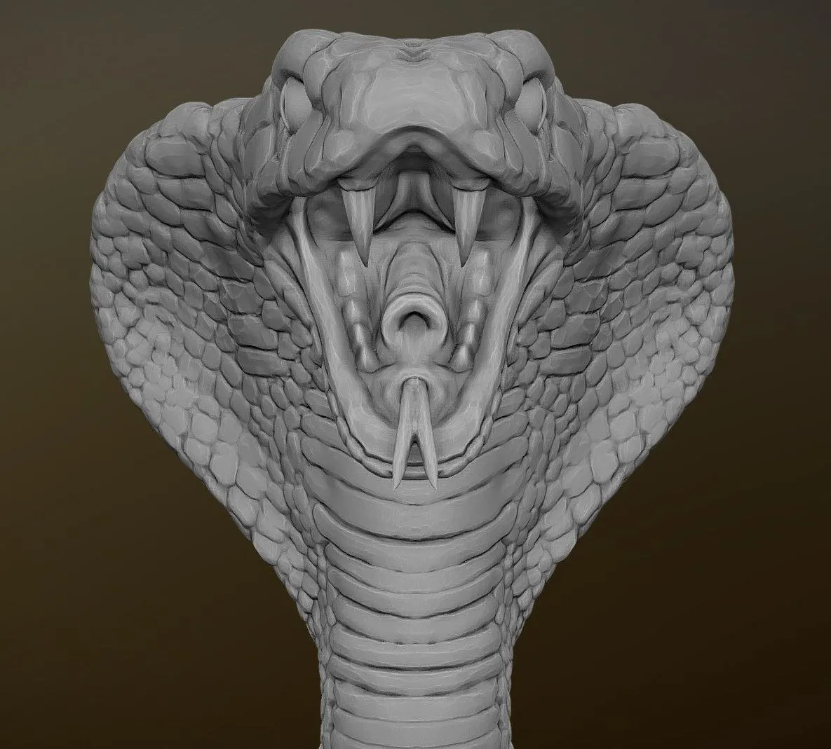 PBR Game 3D Models - Cobra Head