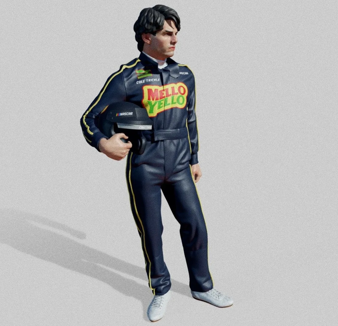 PBR Game 3D Models - Cole Trickle Tom Cruise