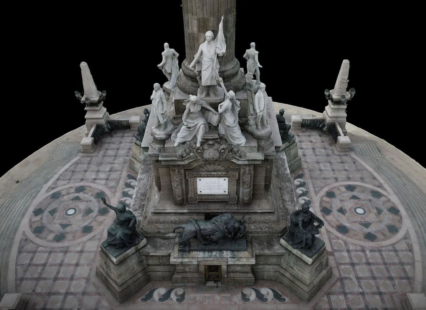 PBR Game 3D Models - Columna De La Independencia Ciudad De Mexico