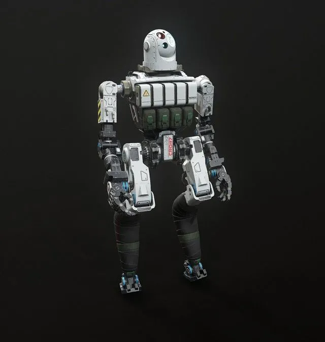 PBR Game 3D Models - Combat Robot