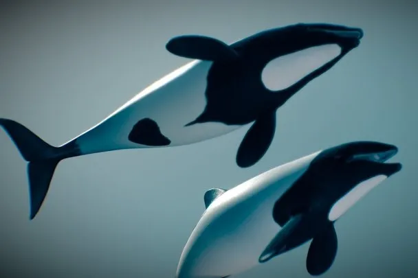 PBR Game 3D Models - Commerson's Dolphin