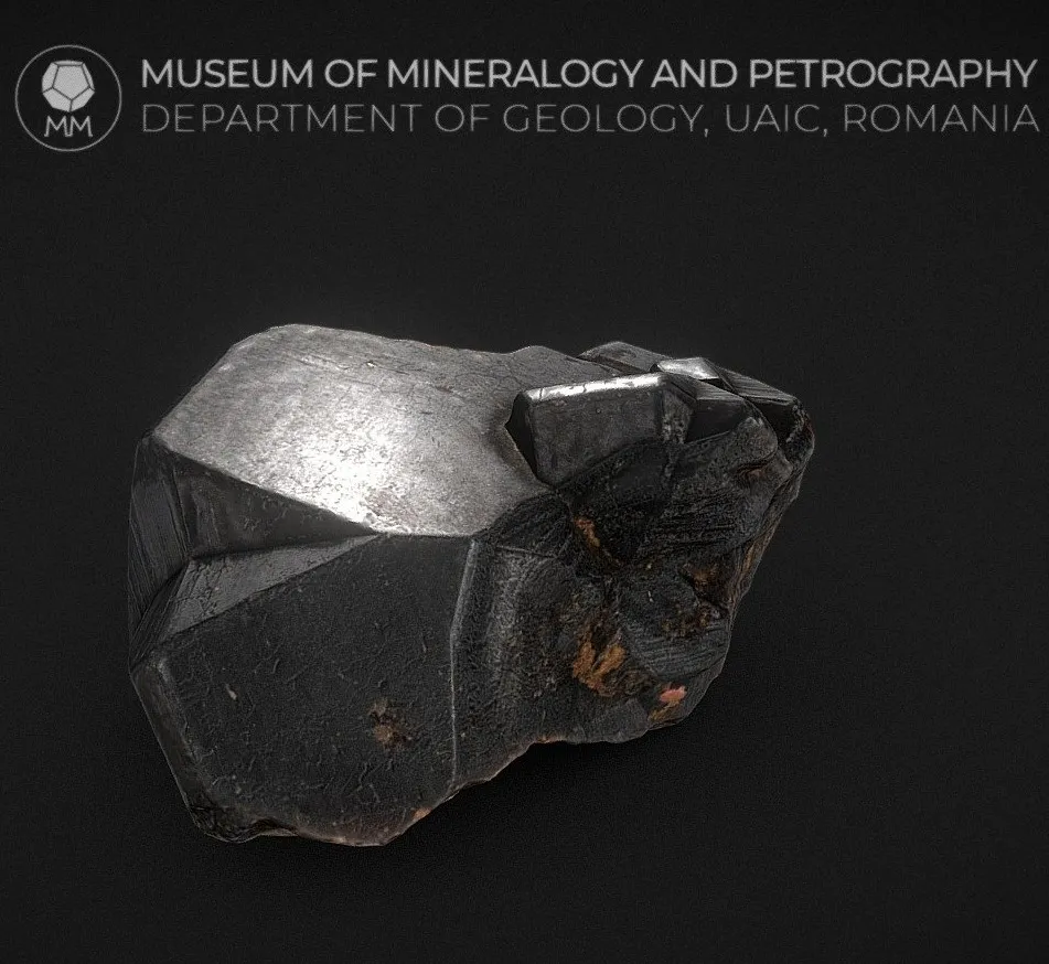 PBR Game 3D Models - Complex Repeated Contact Twins Of Cassiterite