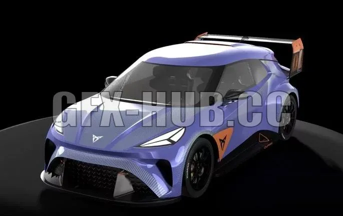 PBR Game 3D Models - CUPRA UrbanRebel