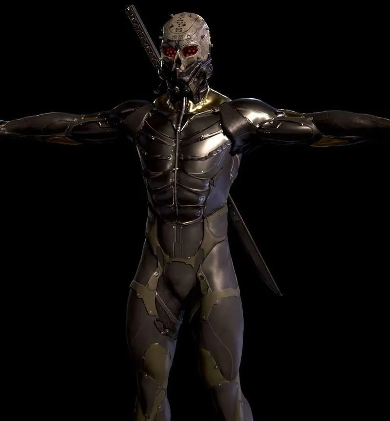 PBR Game 3D Models - Cyber Ninja