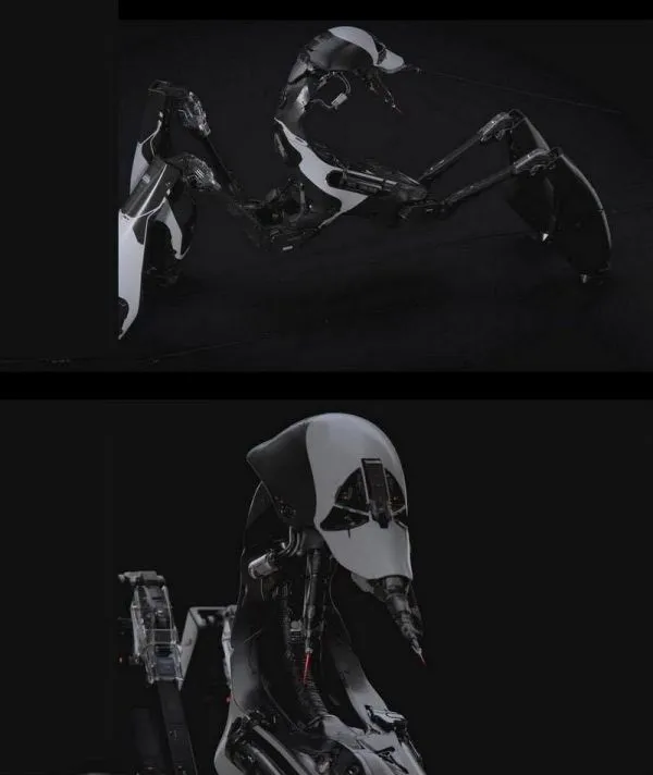 PBR Game 3D Models - Cyber Scorpion Bot
