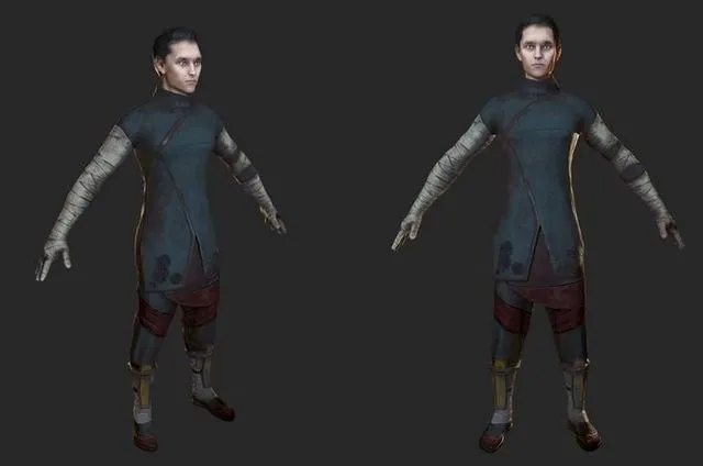 PBR Game 3D Models - Cyber spy
