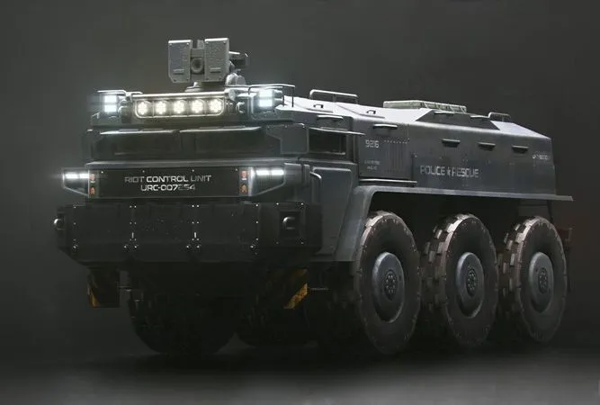 PBR Game 3D Models - Cyclops-Riot Control Unit