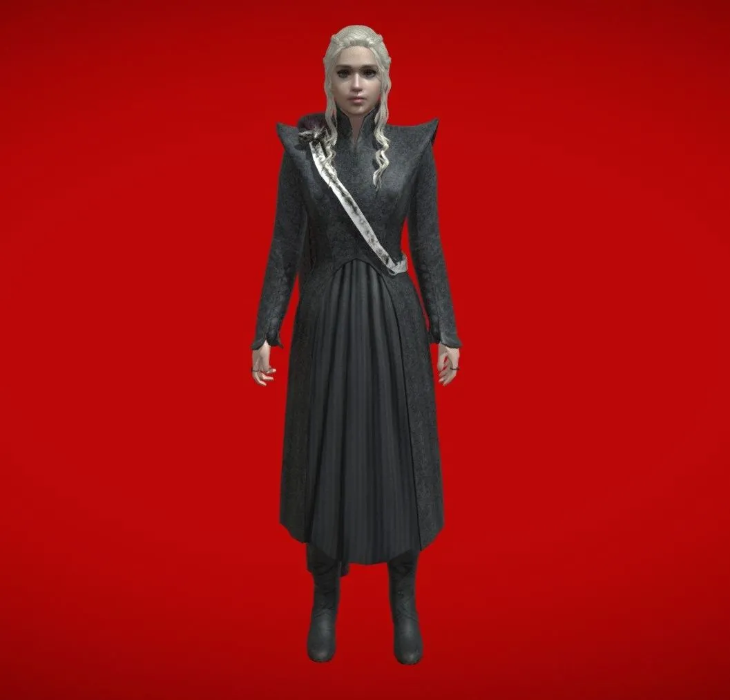 PBR Game 3D Models - Daenerys