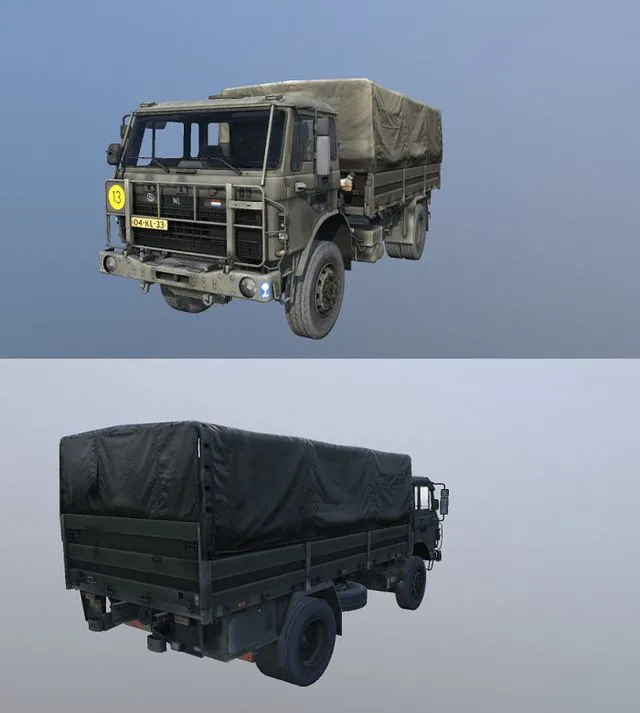 PBR Game 3D Models - DAF YA-4442