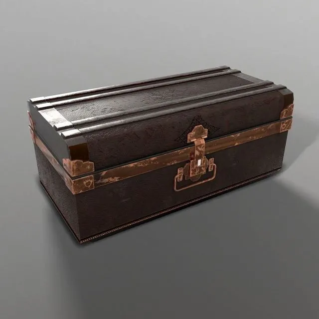 PBR Game 3D Models - Dark Chest
