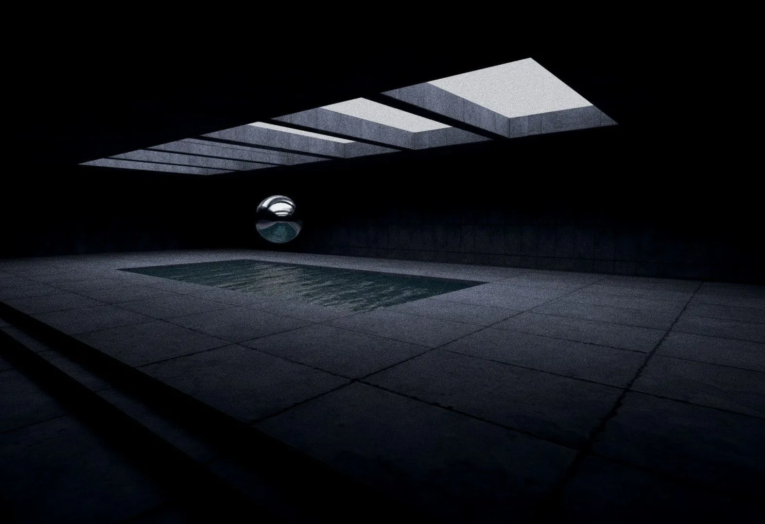 PBR Game 3D Models - Dark Vr Room