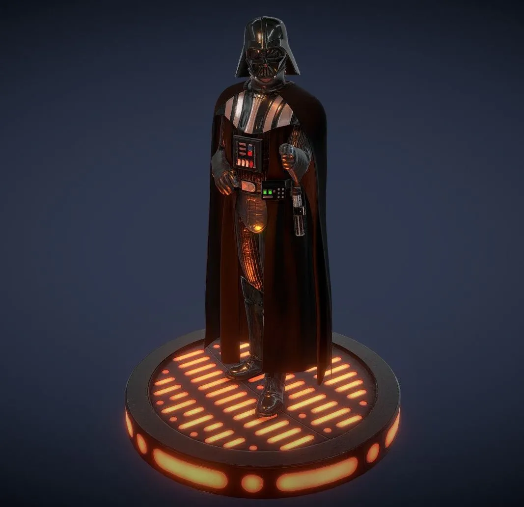 PBR Game 3D Models - Darth Vader 1
