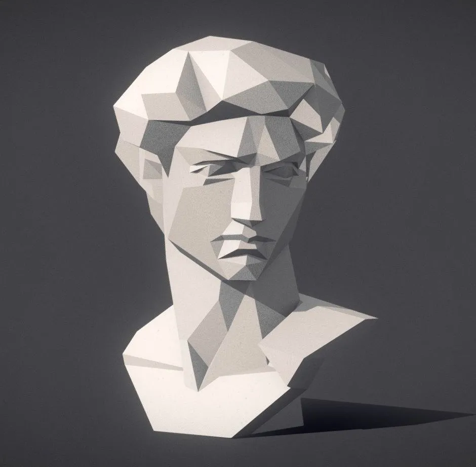 PBR Game 3D Models - David Low Poly