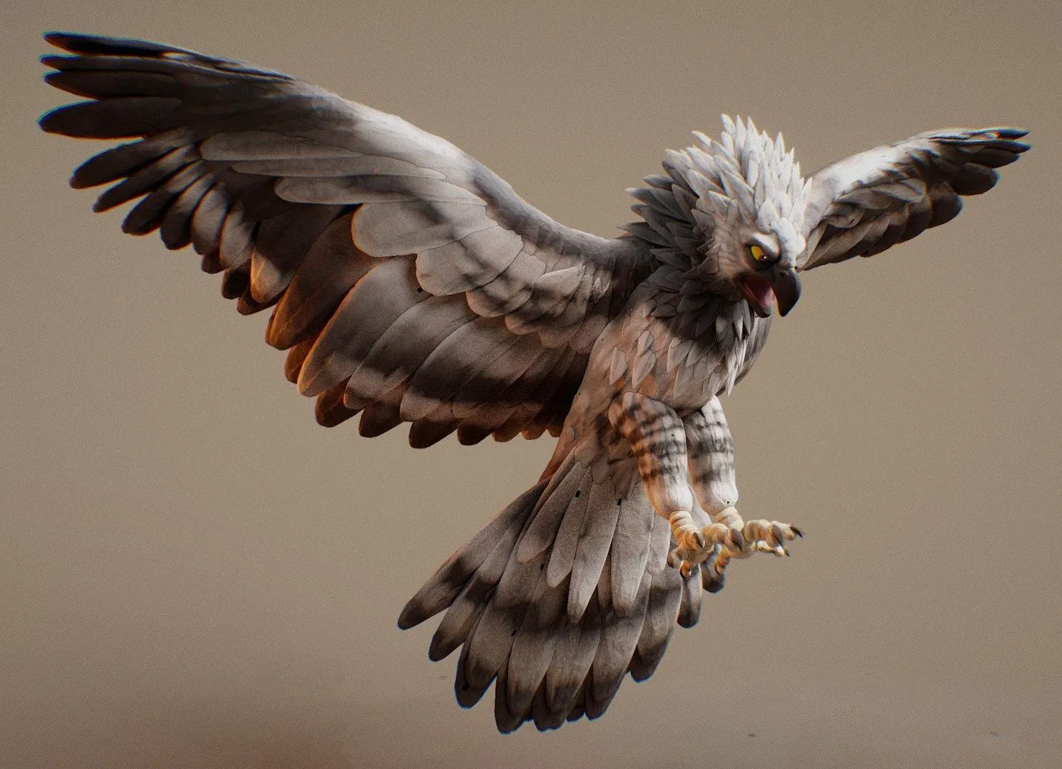 PBR Game 3D Models - Day 29 Beast Harpy