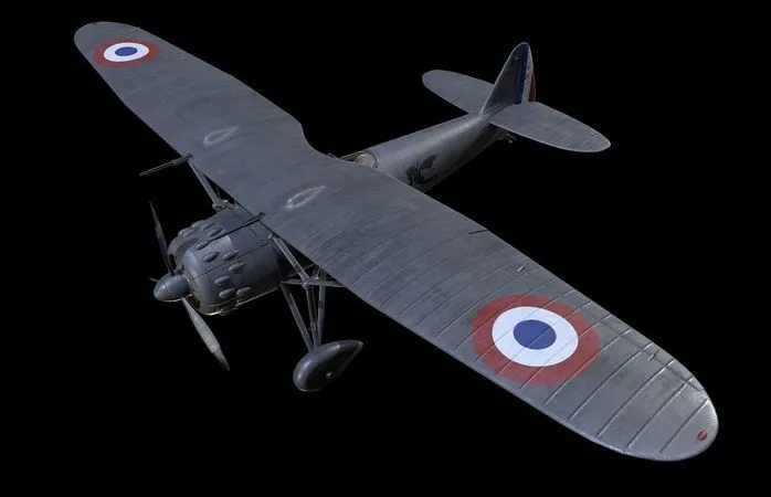 PBR Game 3D Models - Dewoitine D372