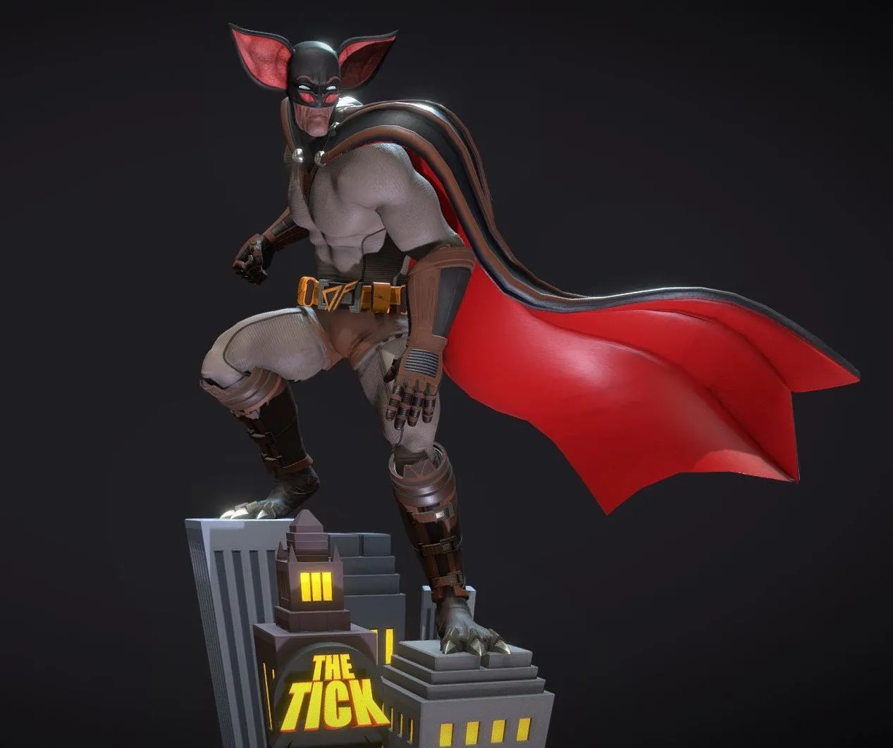 PBR Game 3D Models - Die Fledermaus