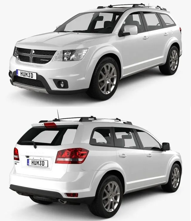 PBR Game 3D Models - Dodge Journey 2011