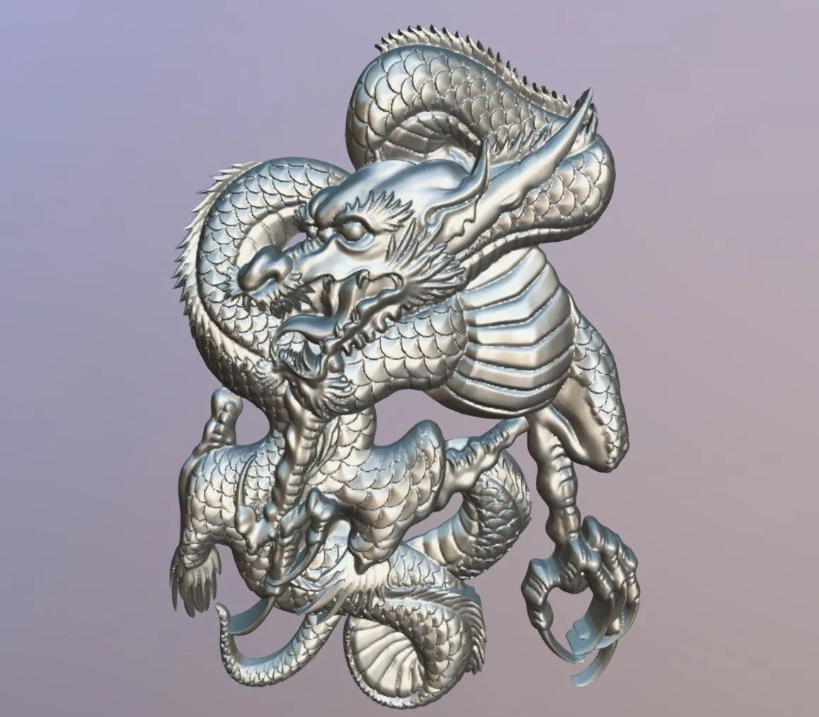 PBR Game 3D Models - Dragon Relief