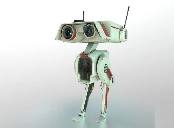 PBR Game 3D Models - Droid DB-1