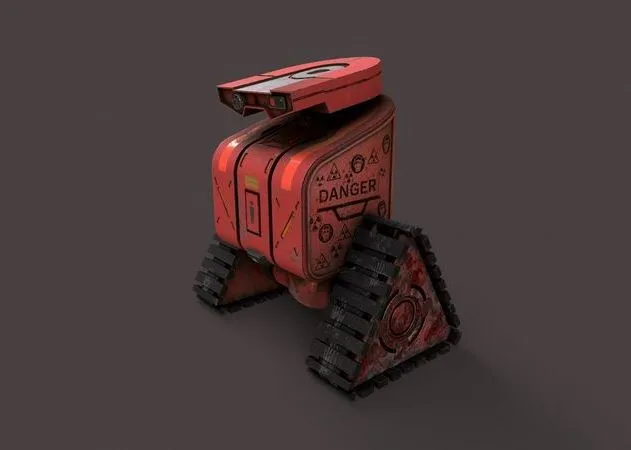 PBR Game 3D Models - Droid V2