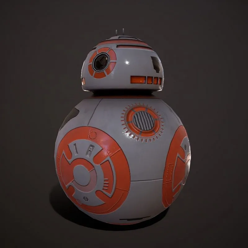 PBR Game 3D Models - Droid V4