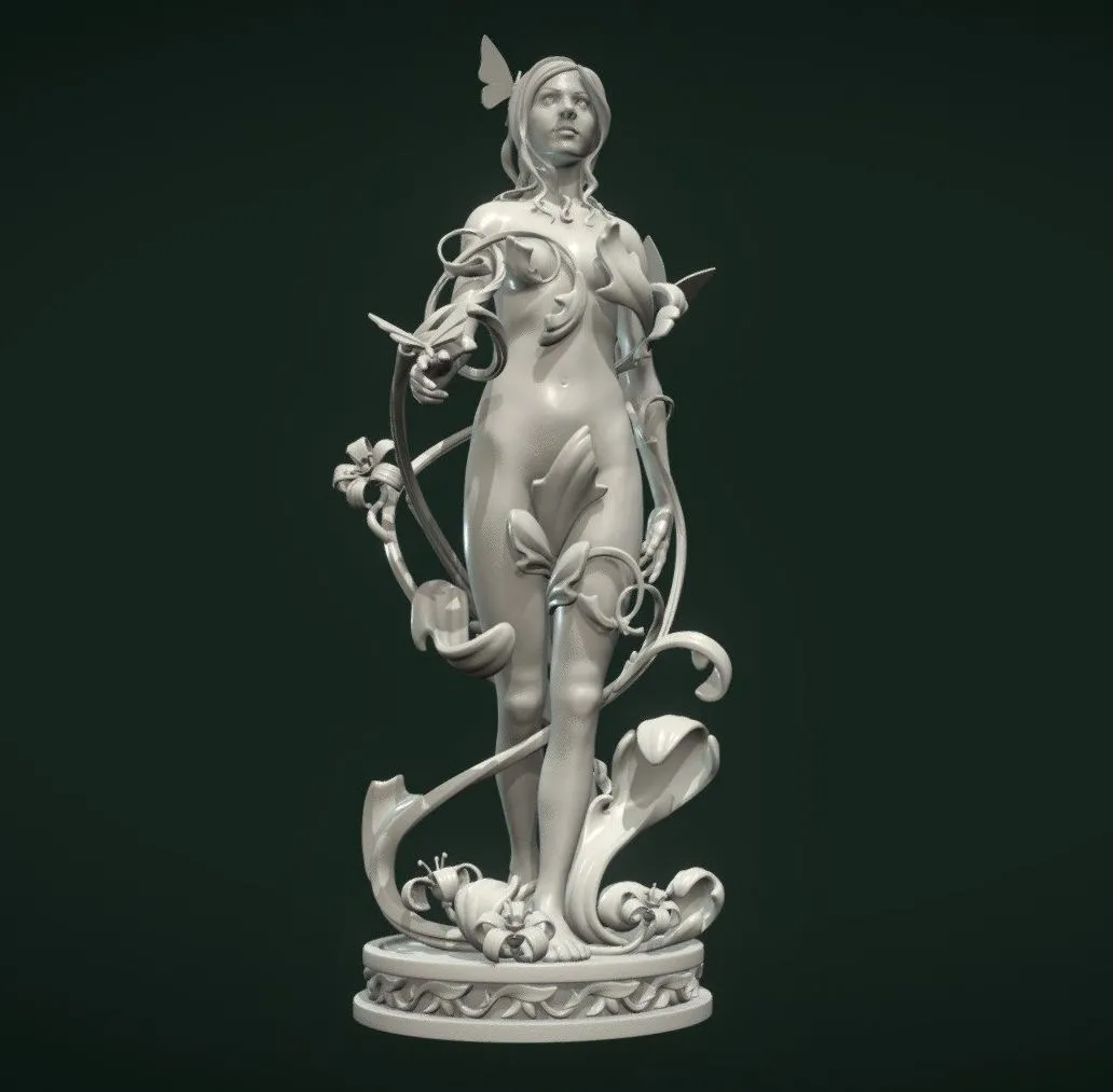 PBR Game 3D Models - Dryad