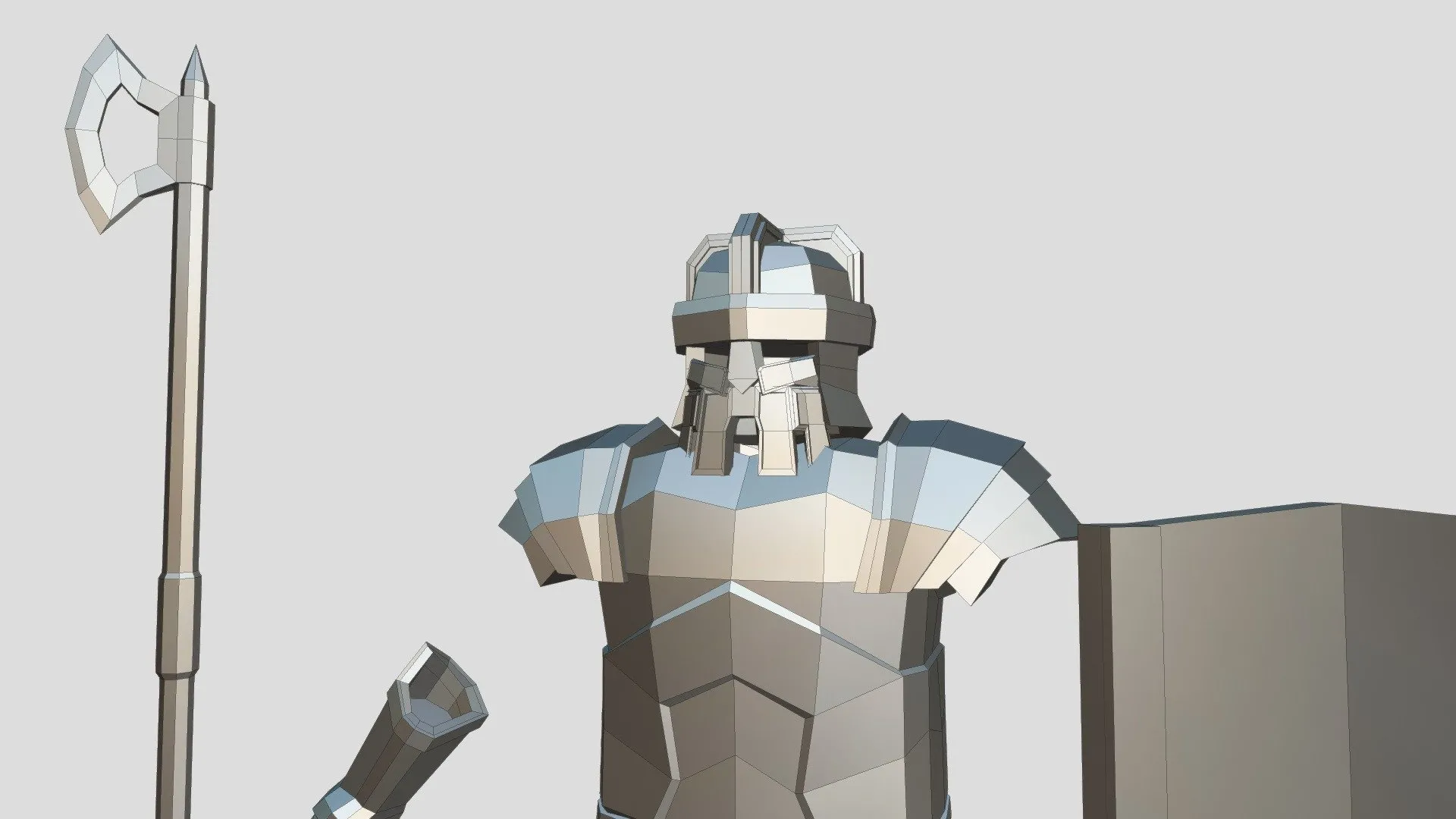 PBR Game 3D Models - Dwarf Armor